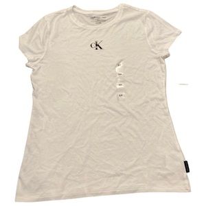 Women’s Calvin Klein Jeans White T-shirt. Size. S
